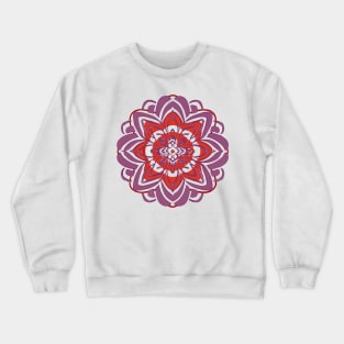 mandala Clamber Paint Crewneck Sweatshirt